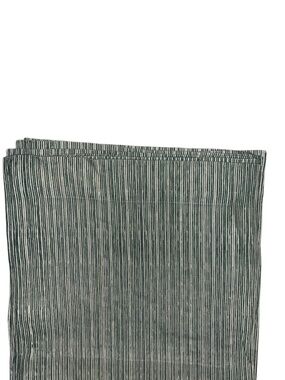 Pehr green Indian block print stripes set 7 cotton placemats